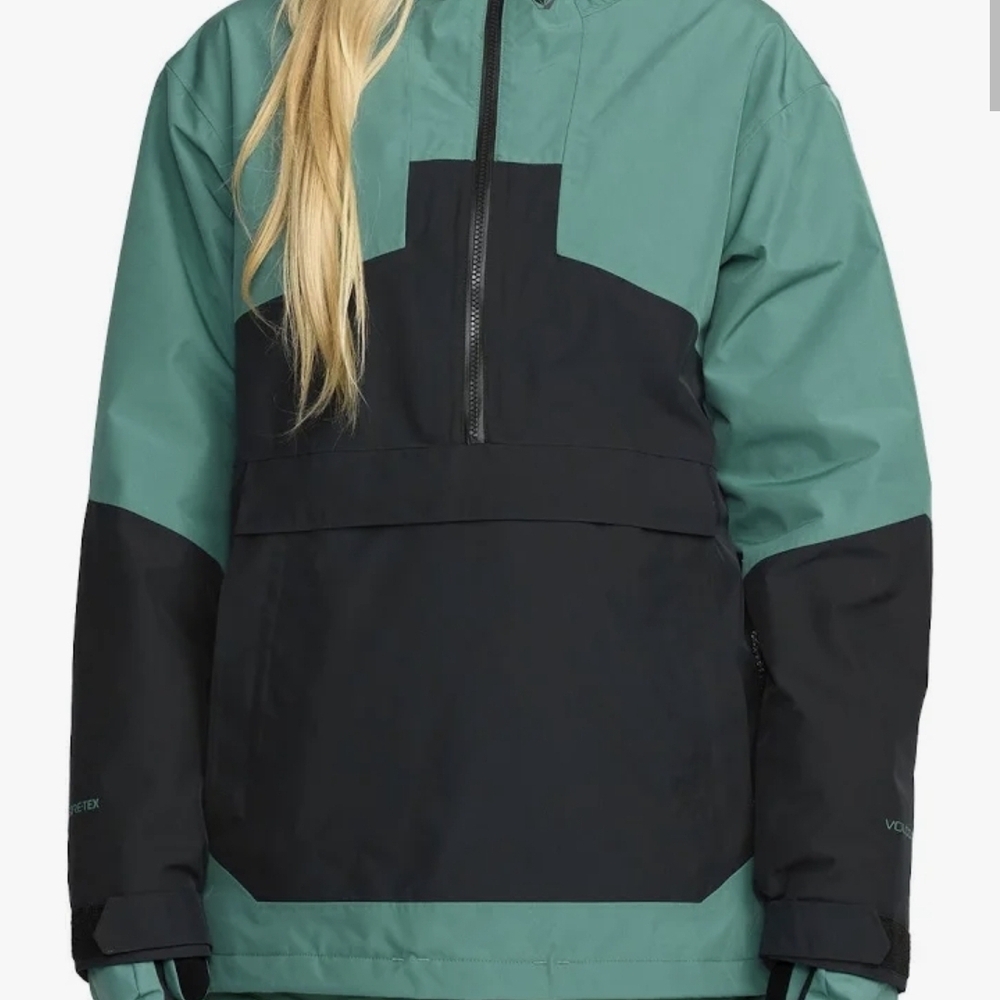 Volcom Women's Green and Black Ski Jacket